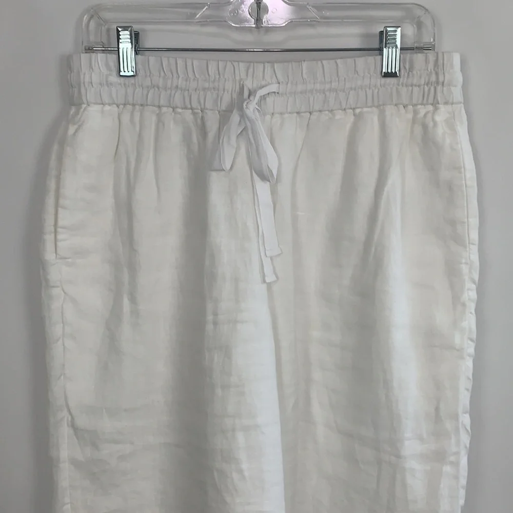 J Crew NWT white wide leg slacks - Picture 3 of 10